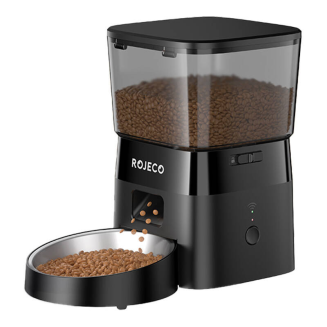Dozownik karmy ROJECO Pet Feeder WiFi Version 2L (czarny) - 2