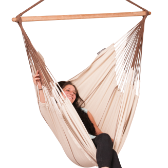  La Siesta Habana nougat kingsize hammock chair - 2