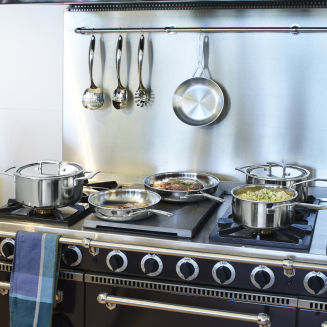 Wok stalowy Demeyere Industry 5 30 cm - 7