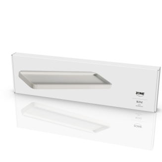 Zone Denmark Rim White Bathroom Shelf 44cm - 5