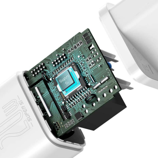 Ładowarka sieciowa Baseus Super Si Quick Charger 1C 20W z przewodem USB-C do Lightning 1m (biała) - 6