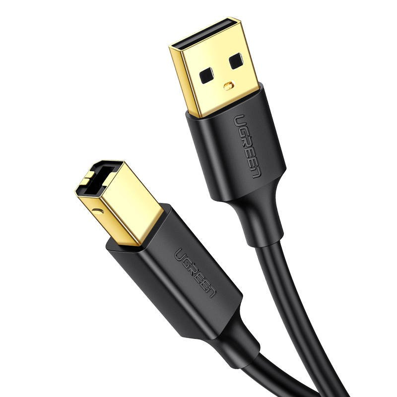  UGREEN US135 USB-A-USB-B cable 1.5m (black)