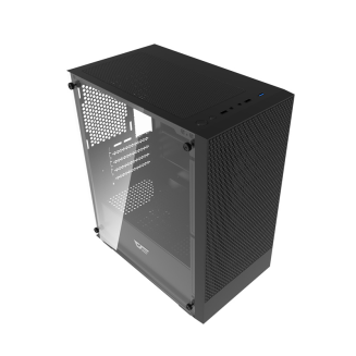  DARKFLASH M305 Fanless Computer Case (Black) - 3
