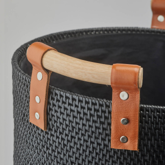 Kosz na pranie Aquanova Cino Black - 3