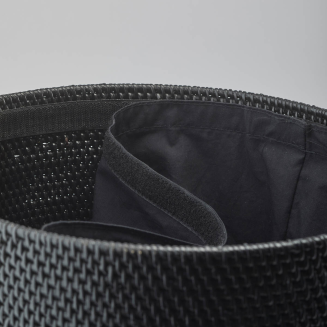 Kosz na pranie Aquanova Cino Black - 2