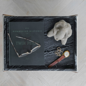 Taca łazienkowa Mette Ditmer Denmark Marble Large Black - 5