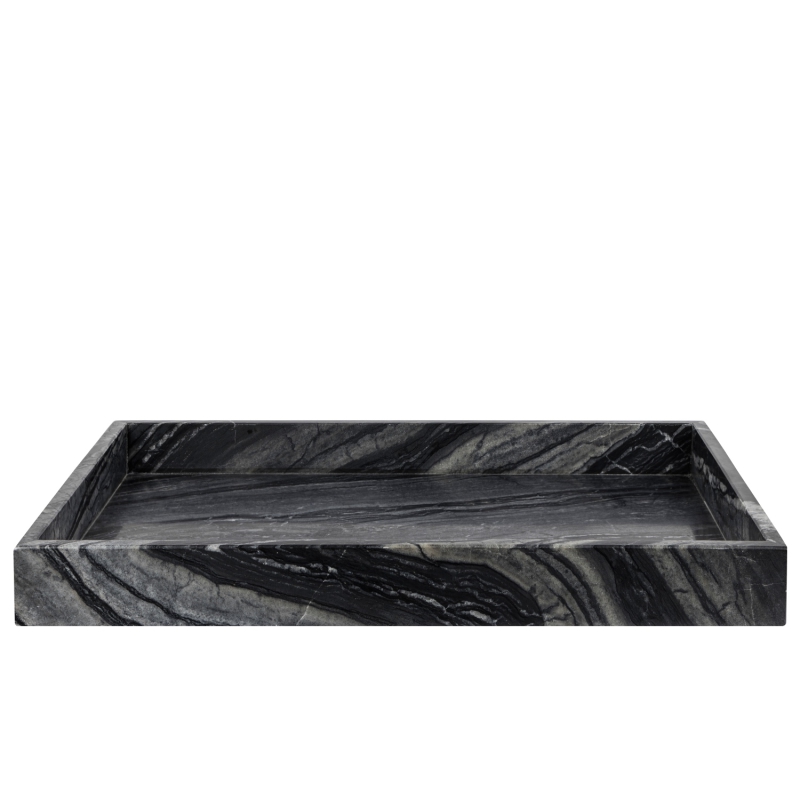 Taca dekoracyjna Mette Ditmer Denmark Marble Large Black