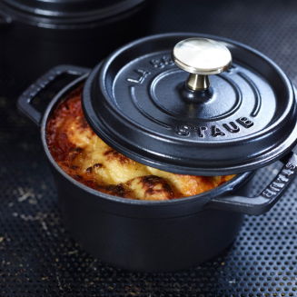 Mini garnek żeliwny okrągły Staub - 250 ml, Czarny - 3