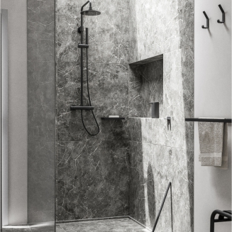 Reling podwójny na ręczniki Zone Denmark Rim Black 70 cm - 5