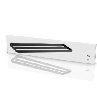 Reling podwójny na ręczniki Zone Denmark Rim Black 70 cm - 2