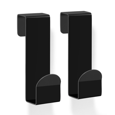  Set of 2 Zack Mitor cabin towel racks, black