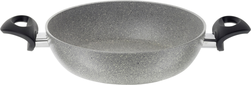  Deep granite induction frying pan with 2 handles Ballarini Ferrara - 28 cm