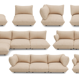 Sofa Fatboy Sumo Loveseat Cord Beige - 4