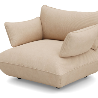  Fatboy Sumo Loveseat Cord Beige sofa - 2