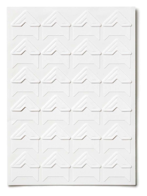 Fotoalbum - Narożniki do montażu zdjęć białe 48 szt | PRINTWORKS