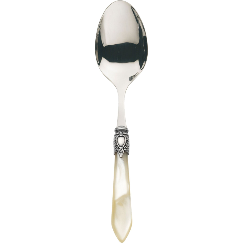 Łyżka do sałatek Casa Bugatti Oxford Ivory/Old Silver