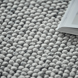 Dywan Reza's Bubbles Gray braided rug - 3