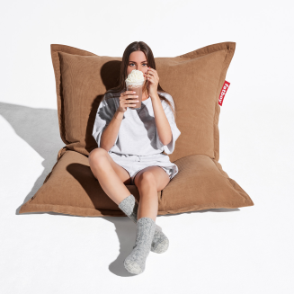 Pufa Fatboy Original Slim Cord Teddybear 155x120 cm - 5