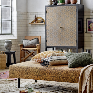 Leżanka z poduszkami Bloomingville Gulli Yellow - 2