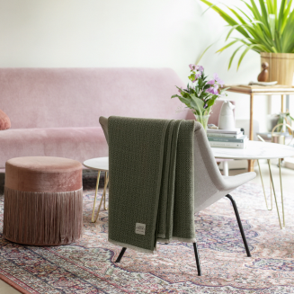 Koc Lapuan Kankurit Koli beige-olive 135x170 cm - 3