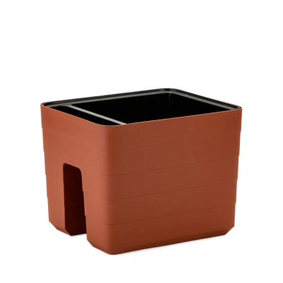 Balkonowa donica samo-nawadniająca Urbalive Berberis cynamonowy 26x30 cm