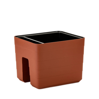Balkonowa donica samo-nawadniająca Urbalive Berberis cynamonowy 26x30 cm