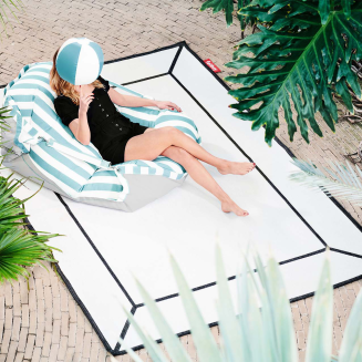 Pufa pływająca Fatboy Floatzac Stripe Stripe Azur 180x134 cm - 8