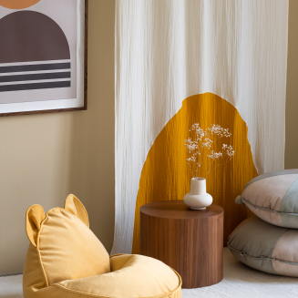  Wigiwama Bear Velvet Salted Caramel Children's Pouf - 3