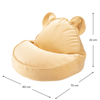 Pufa dziecięca Wigiwama Bear Velvet Salted Caramel - 2