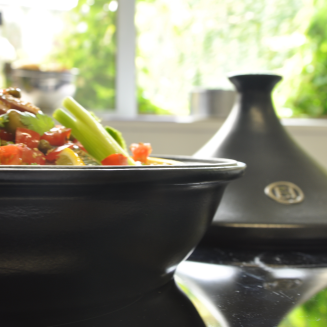  Tagine dish Emile Henry 3l black - 5