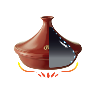 Naczynie tagine Emile Henry 3l czarne - 4