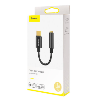 Adapter audio Baseus L54 USB-C + mini jack 3,5mm (czarny) - 7