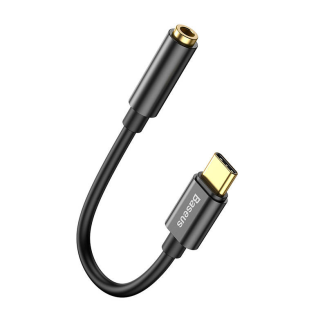 Adapter audio Baseus L54 USB-C + mini jack 3,5mm (czarny) - 6
