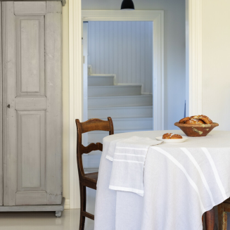 Obrus-narzuta Lapuan Kankurit Usva linen-white 150x260 cm - 3