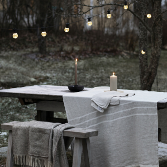 Obrus-narzuta Lapuan Kankurit Usva linen-white 150x260 cm - 6