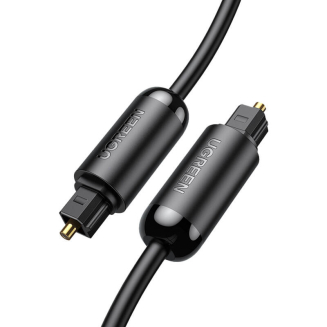 Kabel optyczny Toslink Audio UGREEN AV122, pozłacany, 1.5m (czarny) - 3