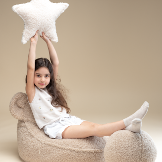 Pufa dziecięca Wigiwama Bear Teddy Biscuit | BESTSELLER - 4