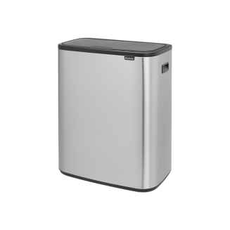 Brabantia Bo Touch Bin 2x30l, brushed steel - 2