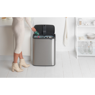 Kosz Brabantia Bo Touch Bin 2x30l stal matowa - 11