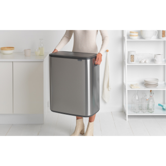 Kosz Brabantia Bo Touch Bin 2x30l stal matowa - 10