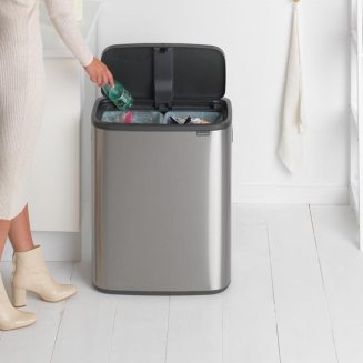 Kosz Brabantia Bo Touch Bin 2x30 l Matt Steel Fingerprint Proof - 9