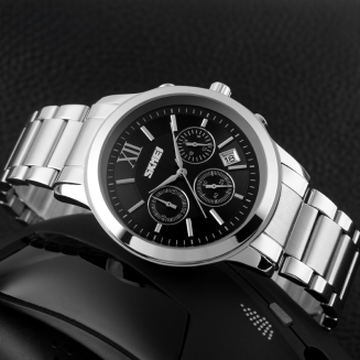 Zegarek Męski Skmei 9097BK + BOX - 3