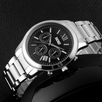 Zegarek Męski Skmei 9097BK + BOX - 4