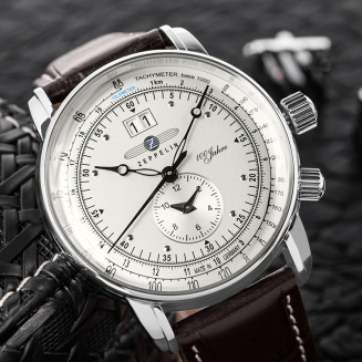 Zegarek Męski ZEPPELIN 100 Yahre 7640-1 + BOX - 4