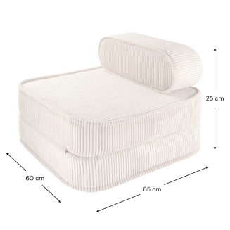 Rozkładany fotel dziecięcy Wigiwama Flip Chair Marshmallow - 3