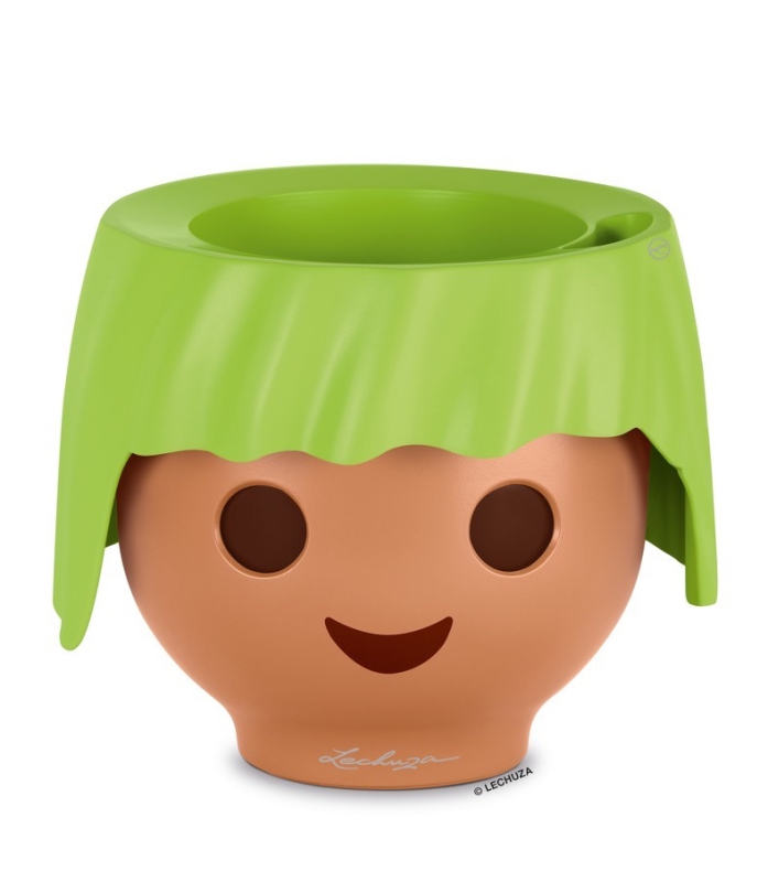  Lechuza Ojo planter, green