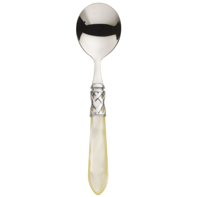 Łyżka do zup Casa Bugatti Aladdin Ivory/Steel