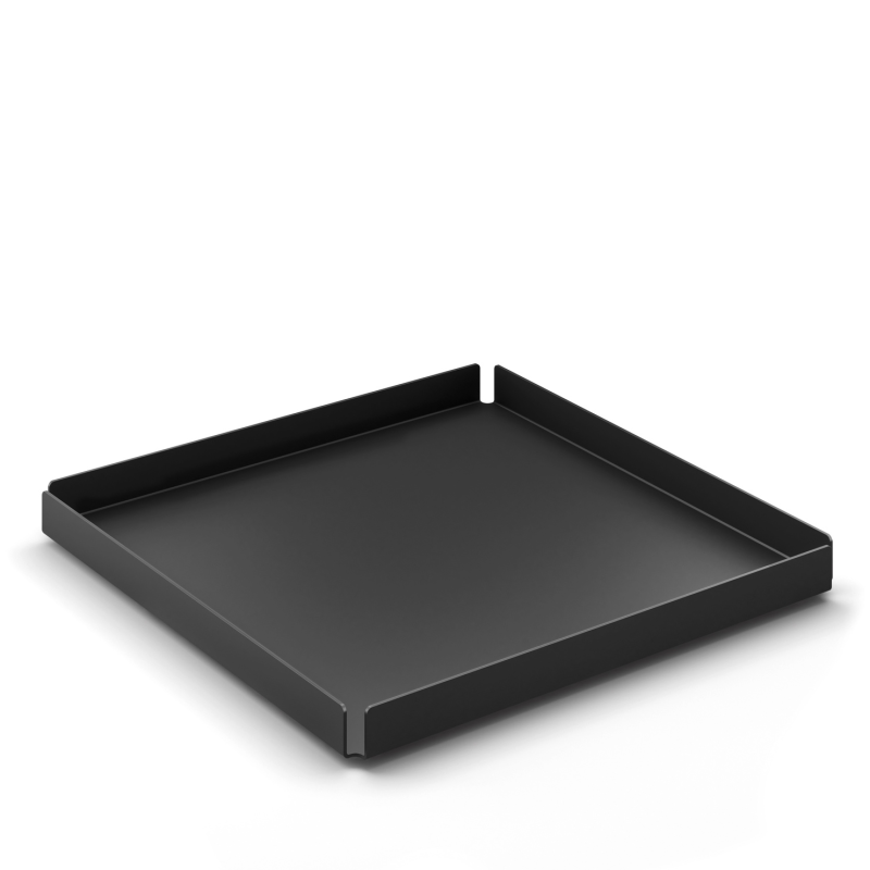 Taca dekoracyjna Zack Potes czarna 20x20 cm