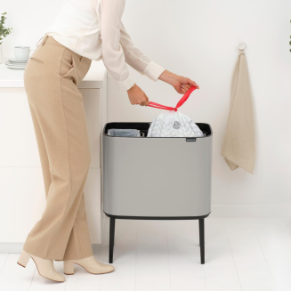 Kosz Brabantia Bo Touch Bin 23+11 l Soft Grey - 8
