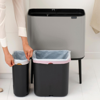 Kosz Brabantia Bo Touch Bin 23+11 l Soft Grey - 9